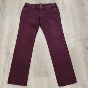 LOFT modern slim purple jeans 12